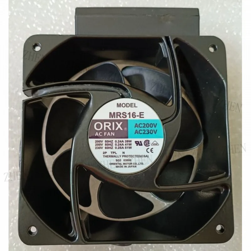 Y PER ventola ORIX MRS16-E 230V 41/43(W) 160x160*62mm ventola di raffreddamento