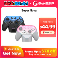 Gamesir Super Nova Wireless Controller T4N Nova Pro Bluetooth Gamepad Hall Effect Joysticks for PC Nintendo Switch Android iOS