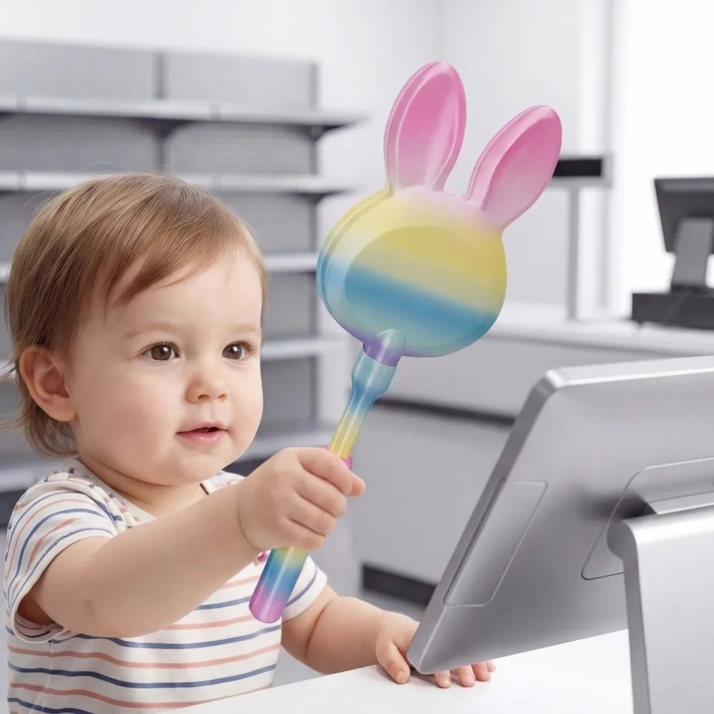 Creative 3D Printed Wand Tap To Pay Portable Detachable Contactless Payment Sleeve Rainbow Color Funny Fixed Credit Card Holder