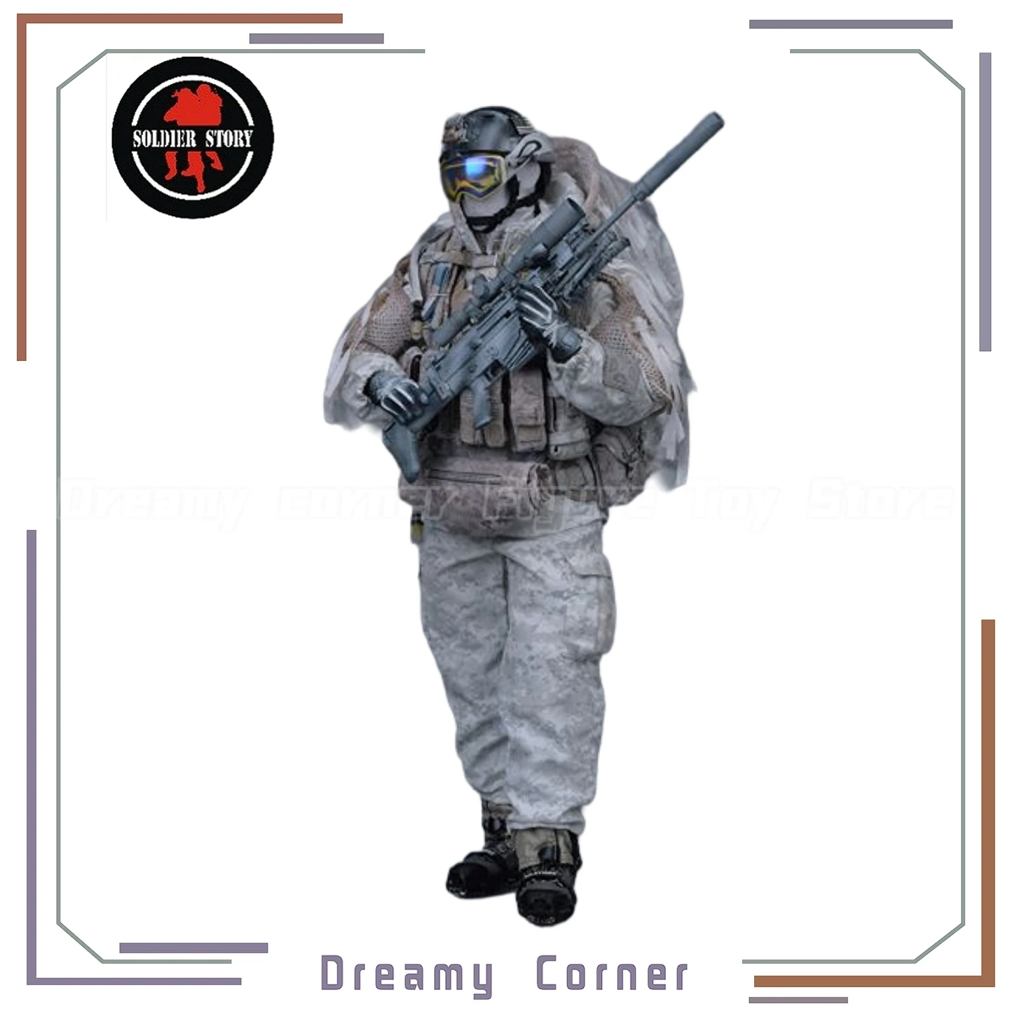 

【In Stock】Original Soldier Story SS109 NSW WINTER WARFARE “MARKSMAN” 1/6 Action Figure Toy Model Collection