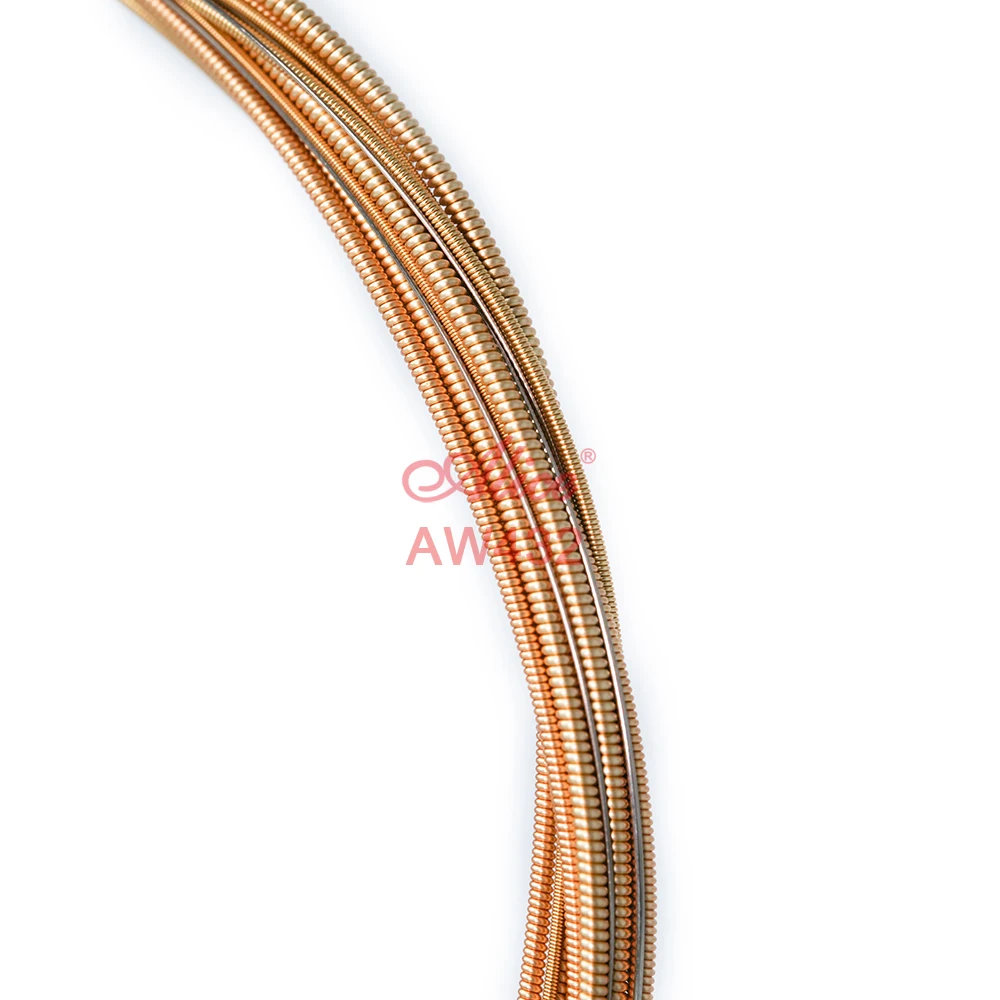 10 Sets Alice AW432 hexagonal high carbon steel core 85/15 bronze plated copper alloy Acoustic Guitar Strings