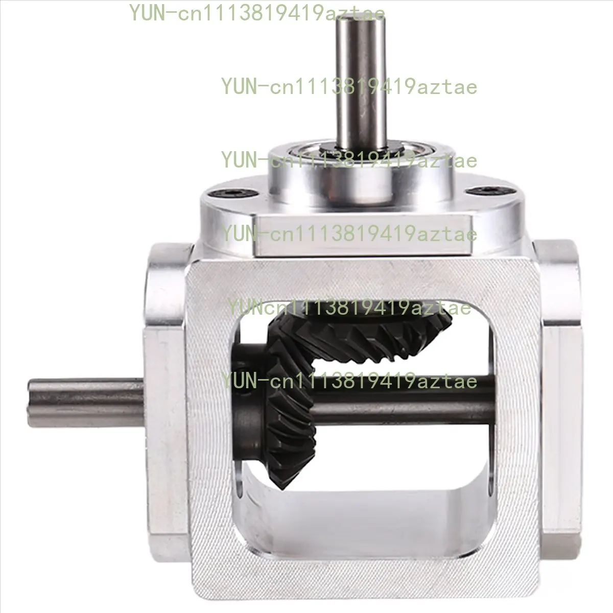 A45M  90 Degree Right Angle Bevel Gear-Box with Mounting Hole 1:1 Shaft 1 Module 20 Teeth Bevel Gear C