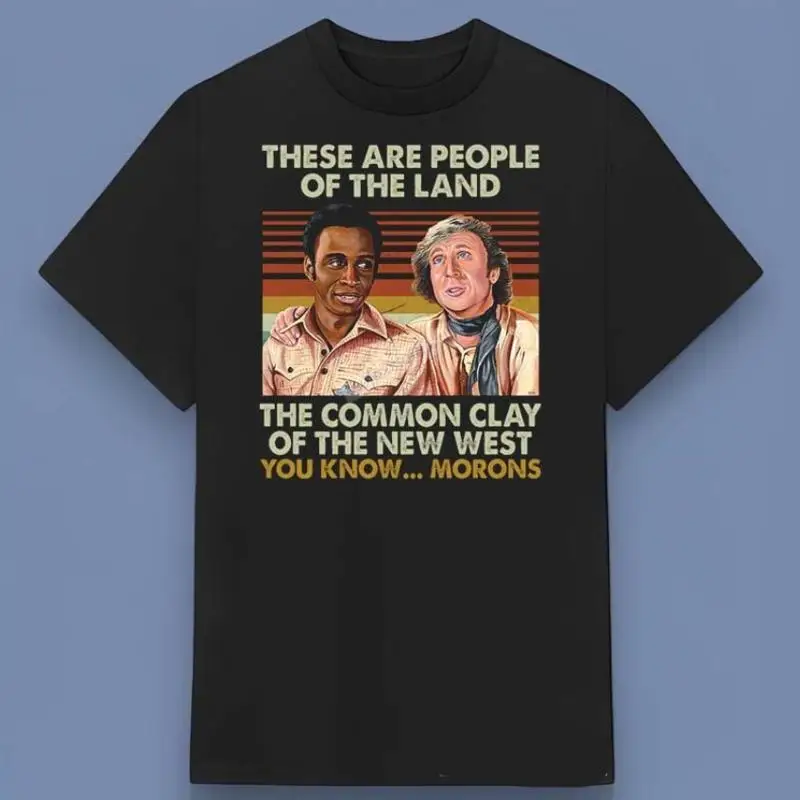 تي شيرت فيلم عتيق من This Are People Of Ech Morons Blazing Saddles للفكرة