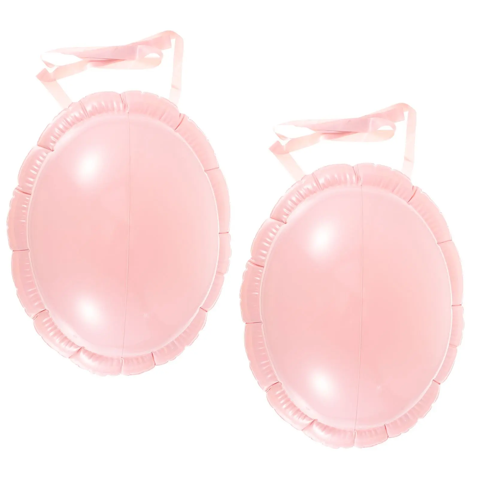 

2Pcs Inflatable Props Pregnant Costumes Inflatable False Belly Costumes Prop Belly Accessories Photoshoot PVC Material Adult