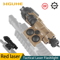 Flashlight With Laser, (Red Laser, Flashlight) Airsoft Tactical Aiming Accessories,IR Illumination Dual Function Pressure Switch