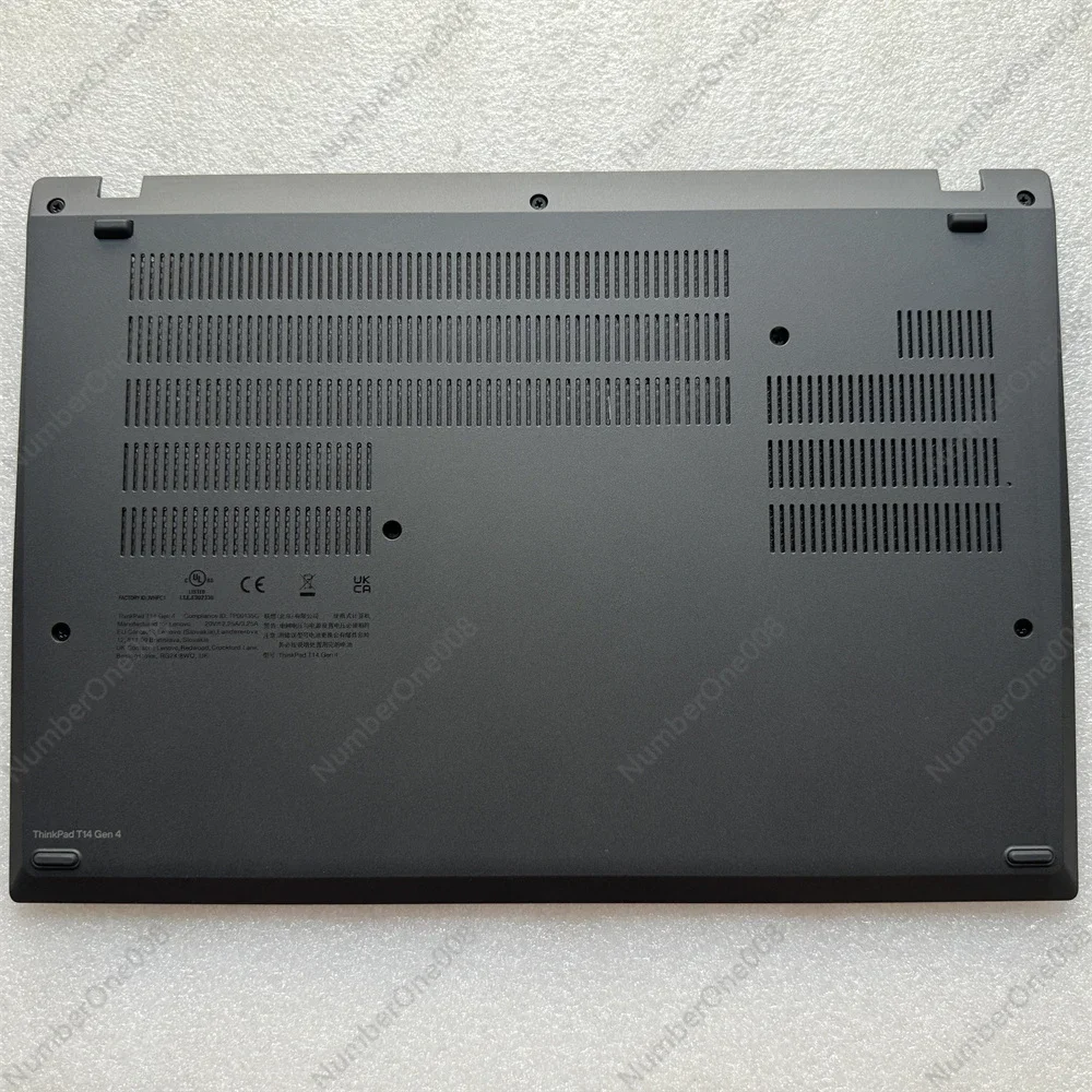 

New Original Laptop for Lenovo ThinkPad T14 Gen 4 Bottom Cover D Shell Base Cover Host Lower Cover Black Shell 5CB1L57502