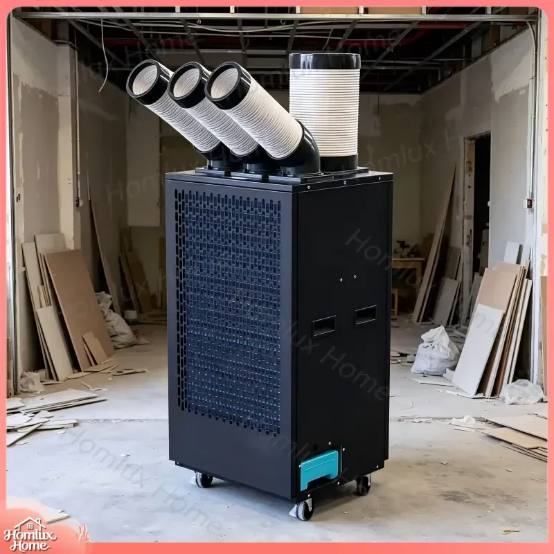 4500W Industrial Portable Air Conditioner Mobile Spot Cooling Unit for Factory Warehouse Workshop Office Home Use Heavy Duty