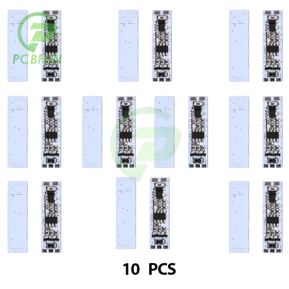 1/5/10Pcs DC12V LED Strip with no darkareas three color manual scanning module wardrobe light infrared induction switch module