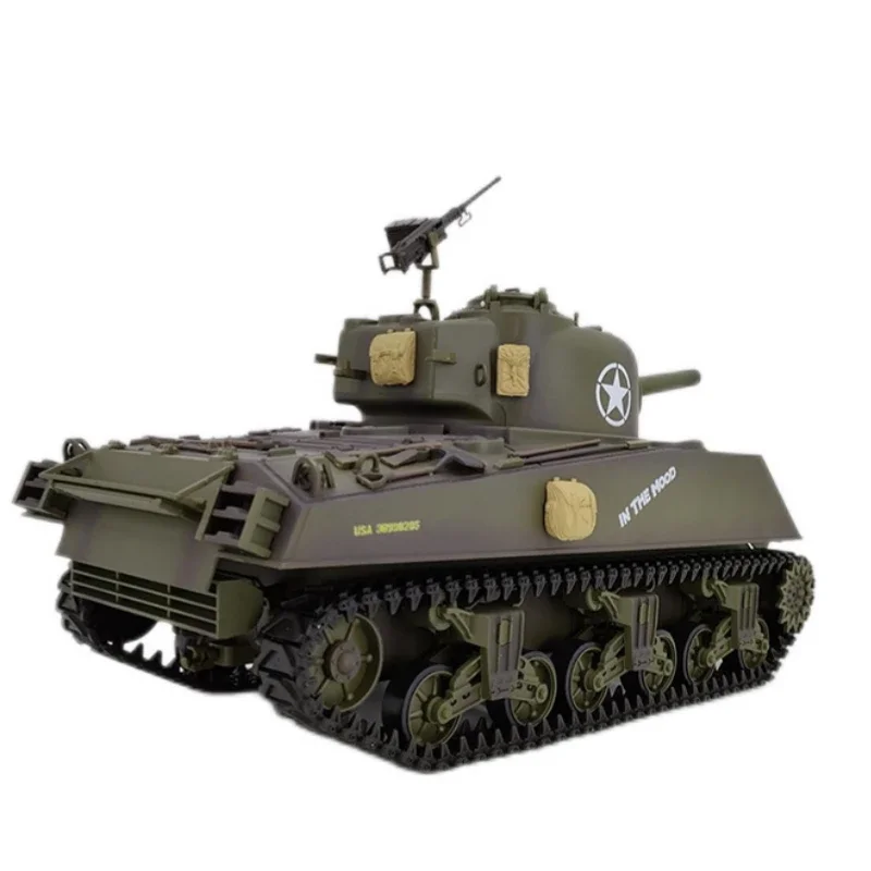 2024 Rc Tank serbatoio telecomandato 1: 16 modello americano M4a3 3898-1 con canna di pistola telescopica multifunzionale giocattoli da combattimento per ragazzo