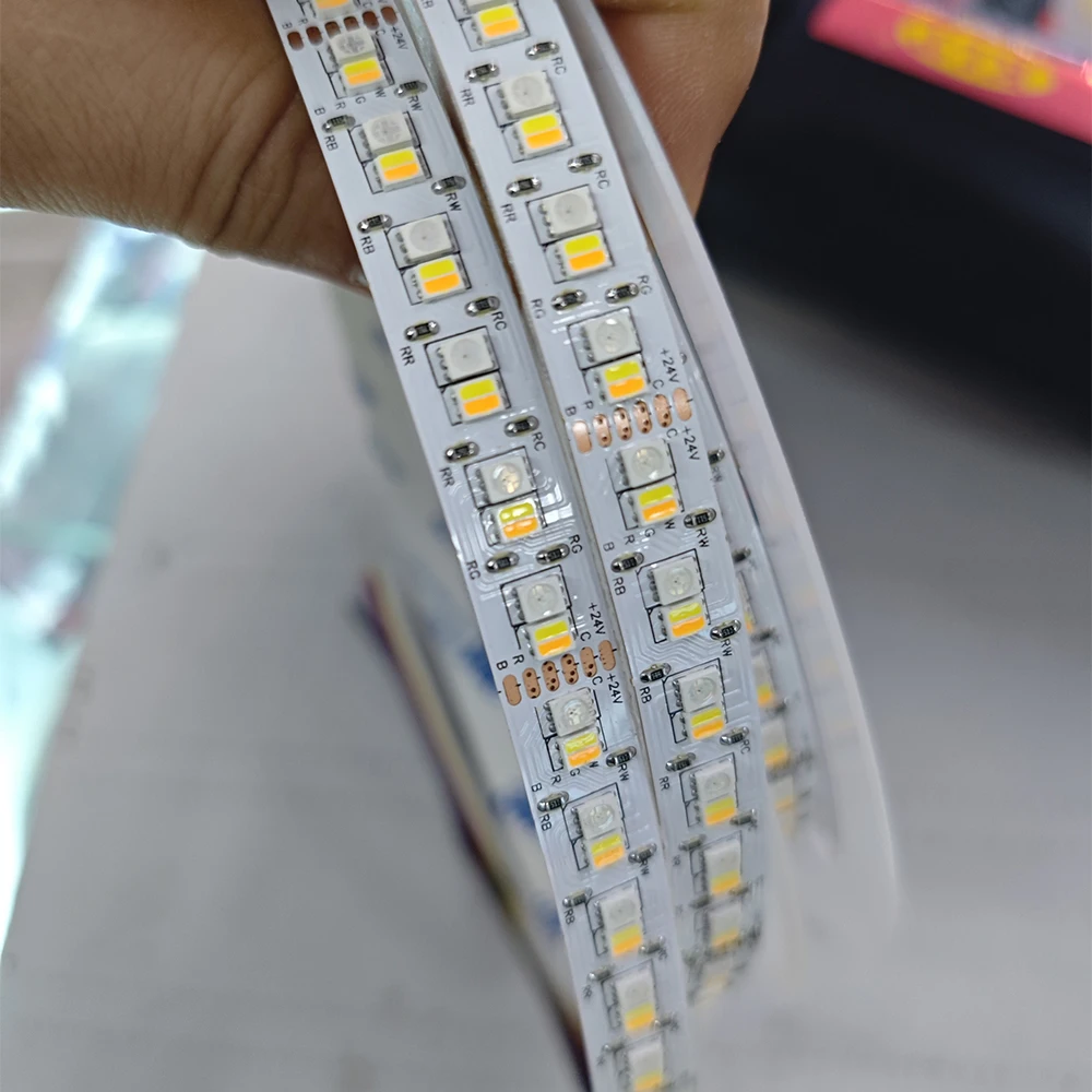 10M RGBCCT LED Strip light 24V 2835 RGB+2835 CCT 216LED/m Flexible Led Tape Light Lighting Super Bright No pressure drop