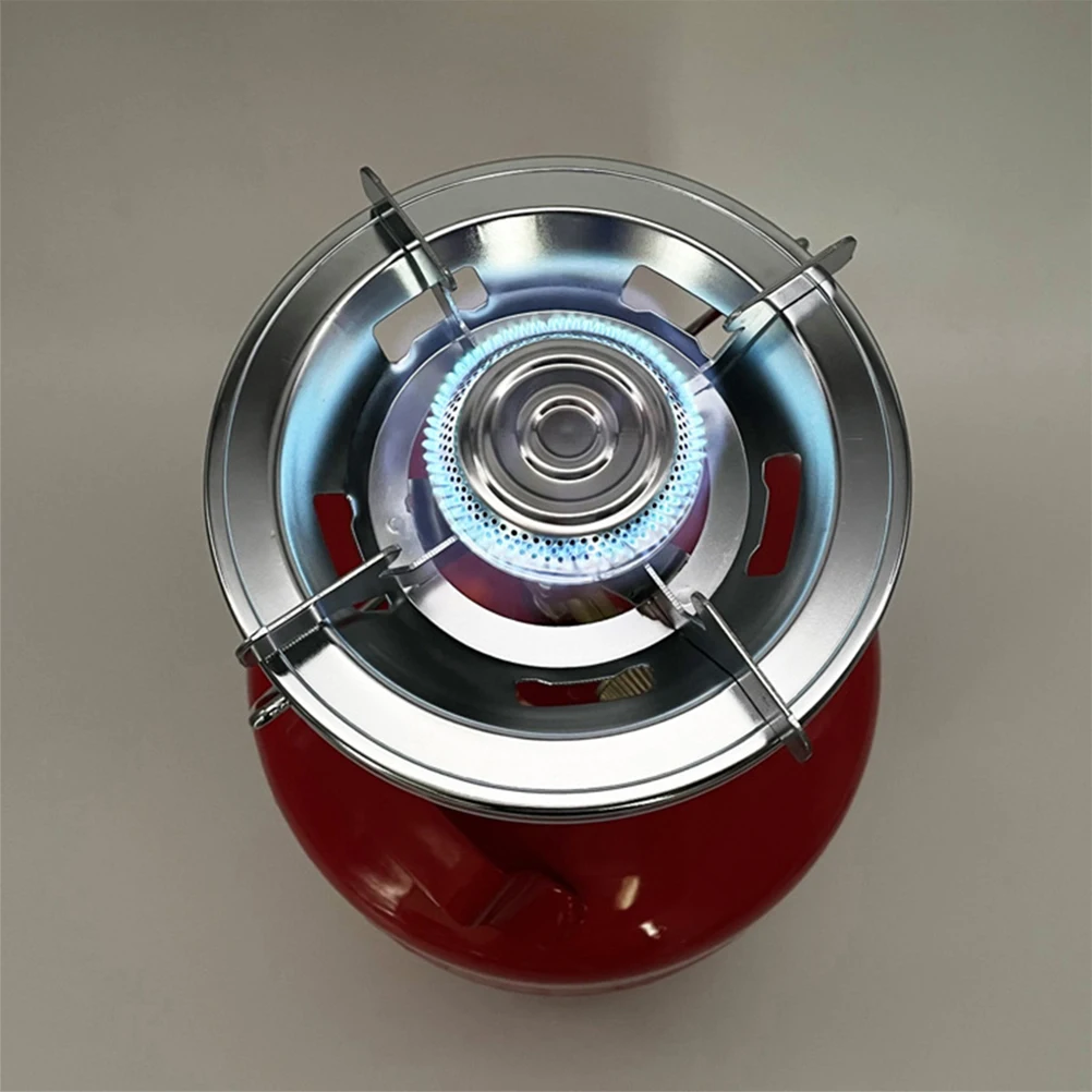 

Portable Outdoor Camping Stove Liquefied Gas Burner Safe Copper Zinc Alloy Durable Windproof Design For Hiking Picnic Cooking