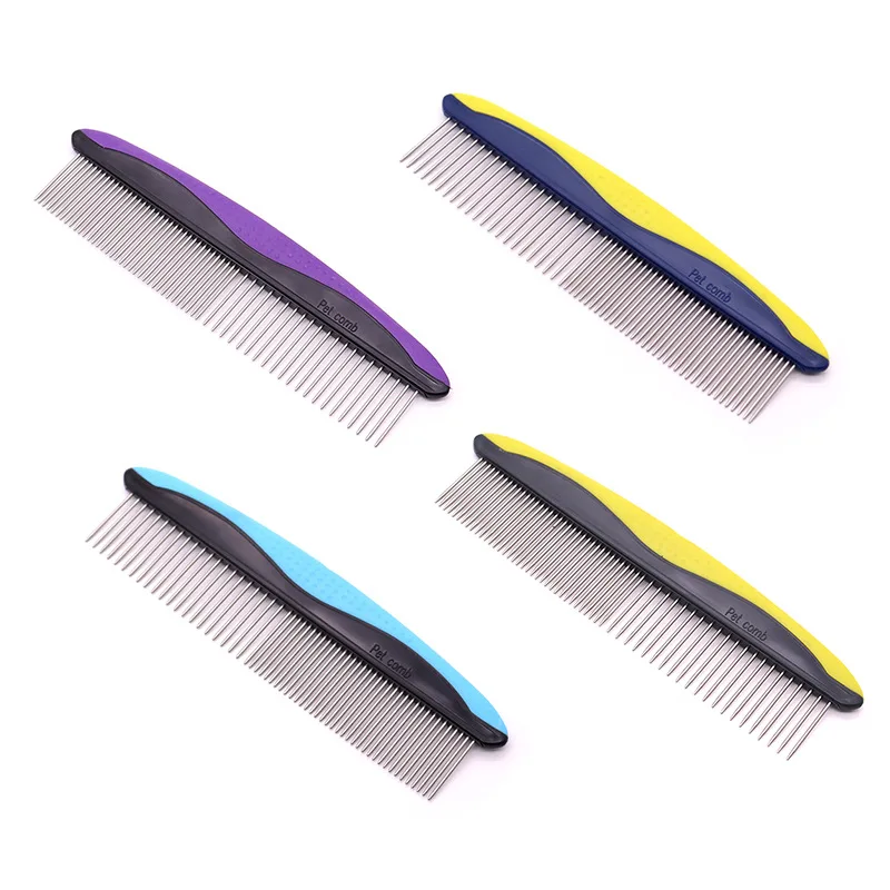 

Pet Grooming Comb, Dog Hair Grooming Tool, Cat Hair Grooming Tool, Cat Comb Supplies, Steel Comb