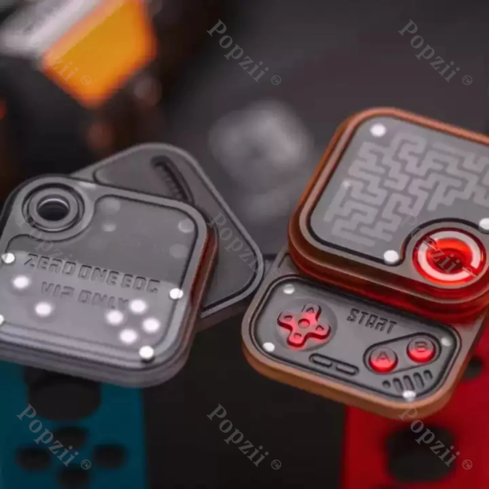 01EDC Game Cubes 3rd Anniversary Slider Fidget Mechanical Stress Relief Toys Multiple Ways to Play Cool Gadget Anxiety Toys