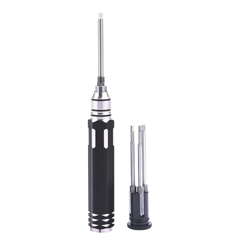 Simulation 4 in 1 Inner Hexagon Cross Screwdriver for 1/14 Tamiya RC Truck 1/10 RC Crawler Parts