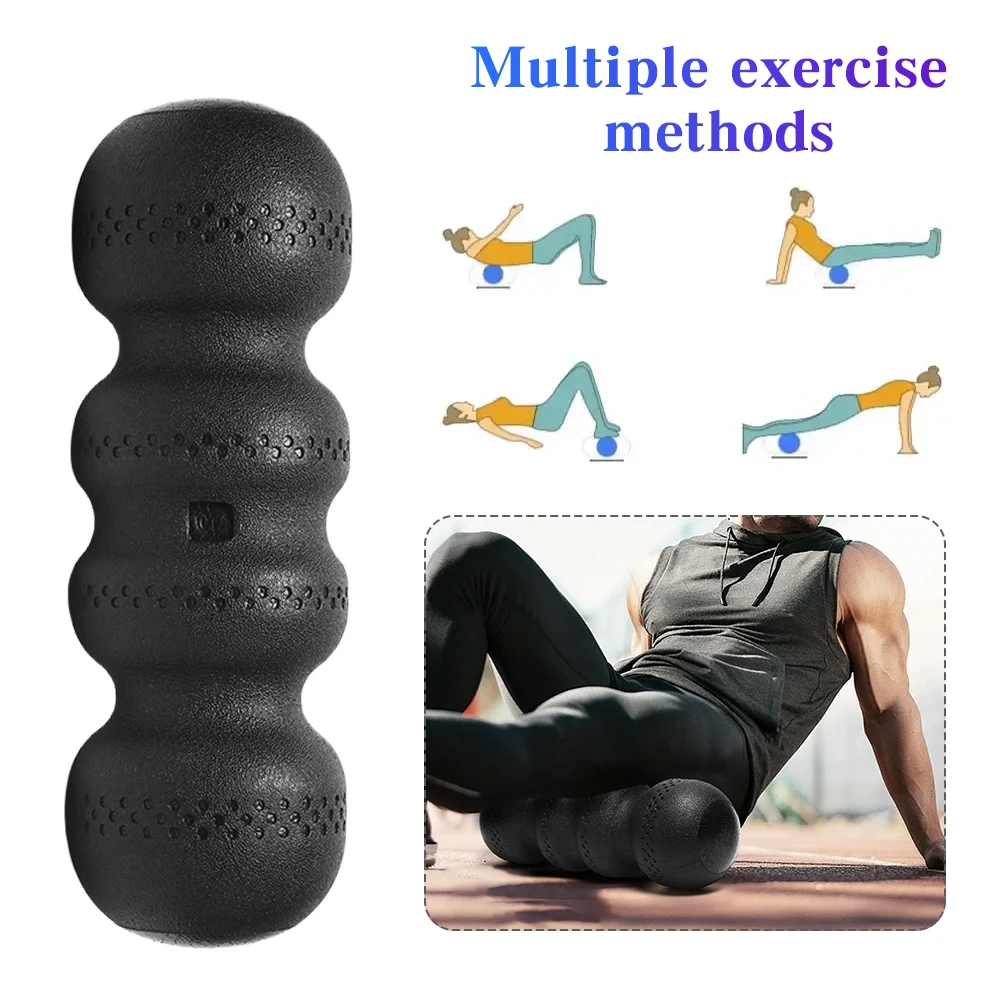Rullo in schiuma per yoga Rullo in schiuma a forma di osso Rilassa i muscoli stretti Rullo per tessuti profondi Rilascio miofasciale per il collo posteriore lombare