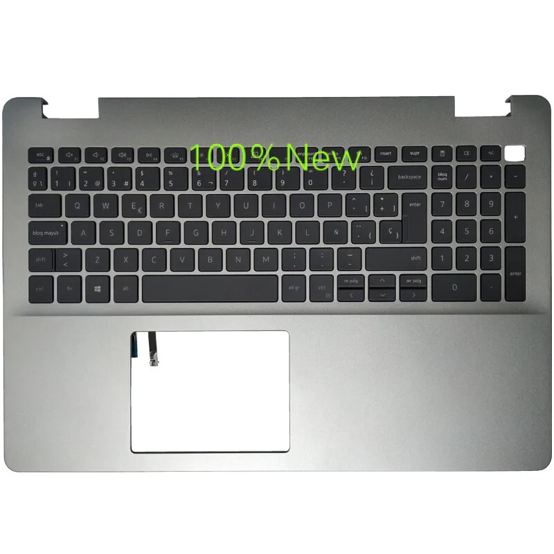 NEW FOR DELL Inspiron 15 5000 5593 Spanish/Latin Keyboard Upper Palmrest Cover 07G0RN 032TJM