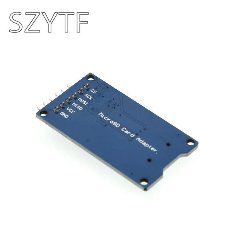 Micro SD Card & SDHC(high-speed card) Mini TF Card Reader Module Adapter SPI Interfaces with Level Converter Chip for Arduino