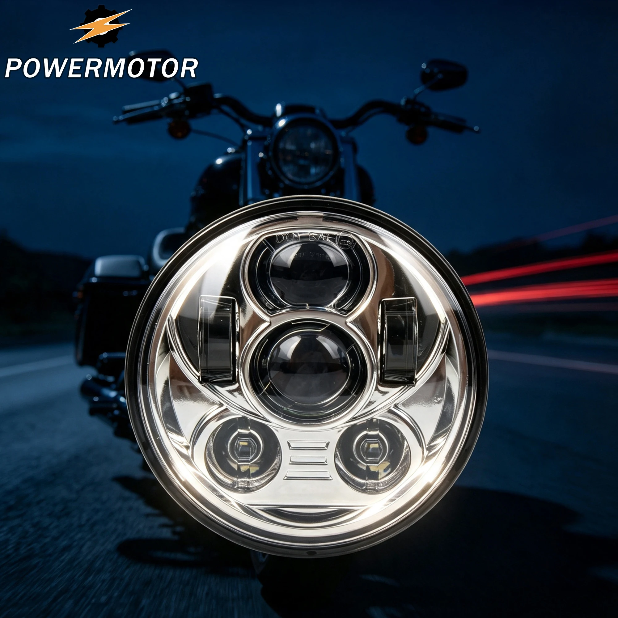 5.75 Inch Motorcycle Led Headlight DRL For Sportsters XL XG XR Vrscd Dyna Softa…