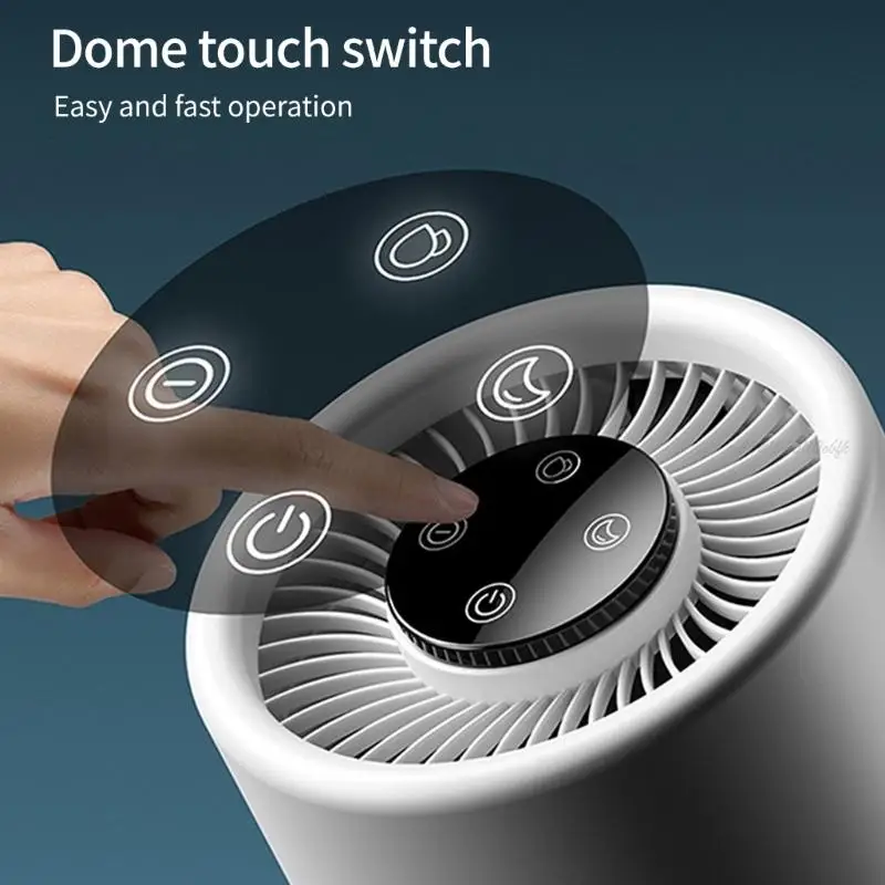 27RB أجهزة تنقية الهواء لغرفة غرفة نوم متكررة استخدام سطح المكتب الصغيرة المحمولة المتنبر أيون هواء المرشحات