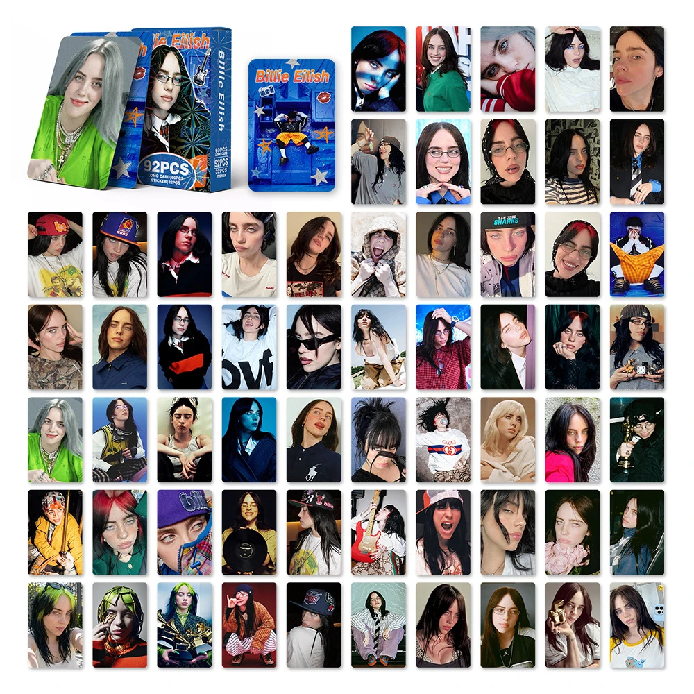 92 European and American style small cards, Bi Li photo cards