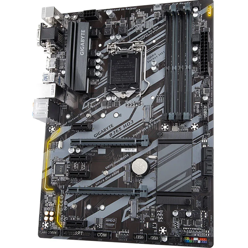 NEW GIGABYTE B365 HD3 Motherboard Intel B365 LGA 1151 DDR4 ATX M.2 VGA DVI Core