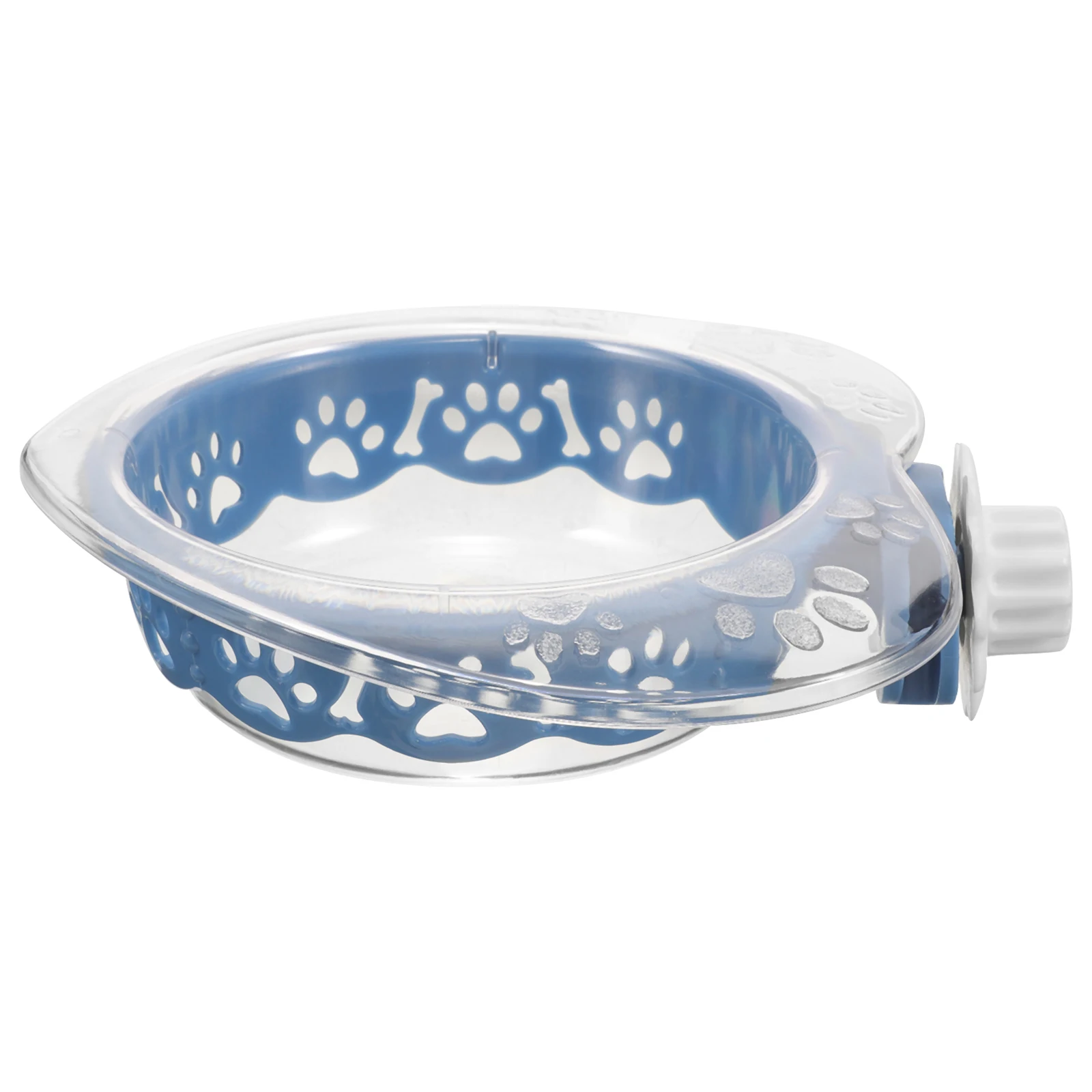 

Hanging Pet Heart Shape Blue Large Capacity Dog Cat Feeder Water Bowl Dog Kennel Water Bowl for Crate Kennel
