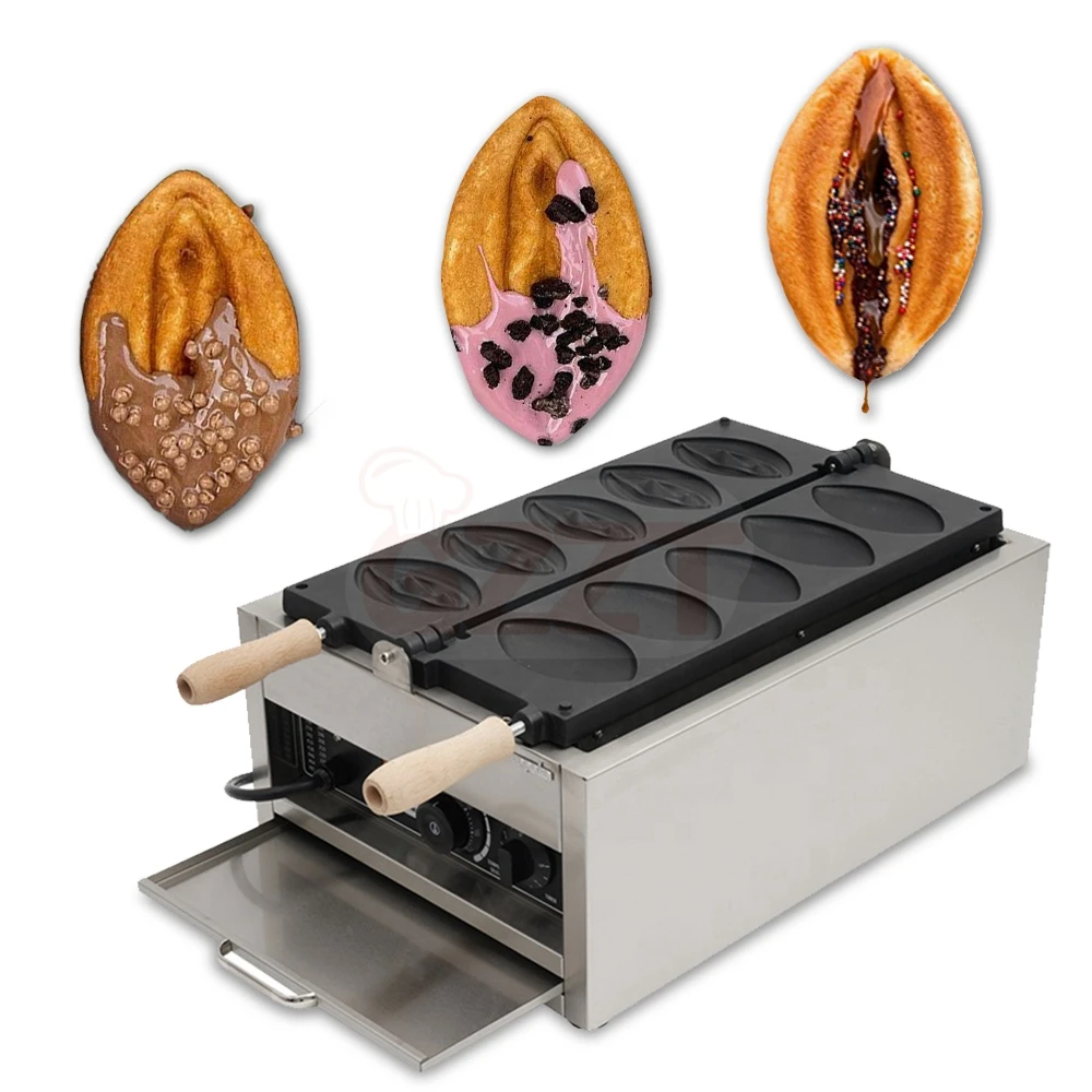 2026, New model110V 220V OEM  Stainless Steel New Girl Vagina Waffle  Electric Waffle Making hine Pussy Waffle hine