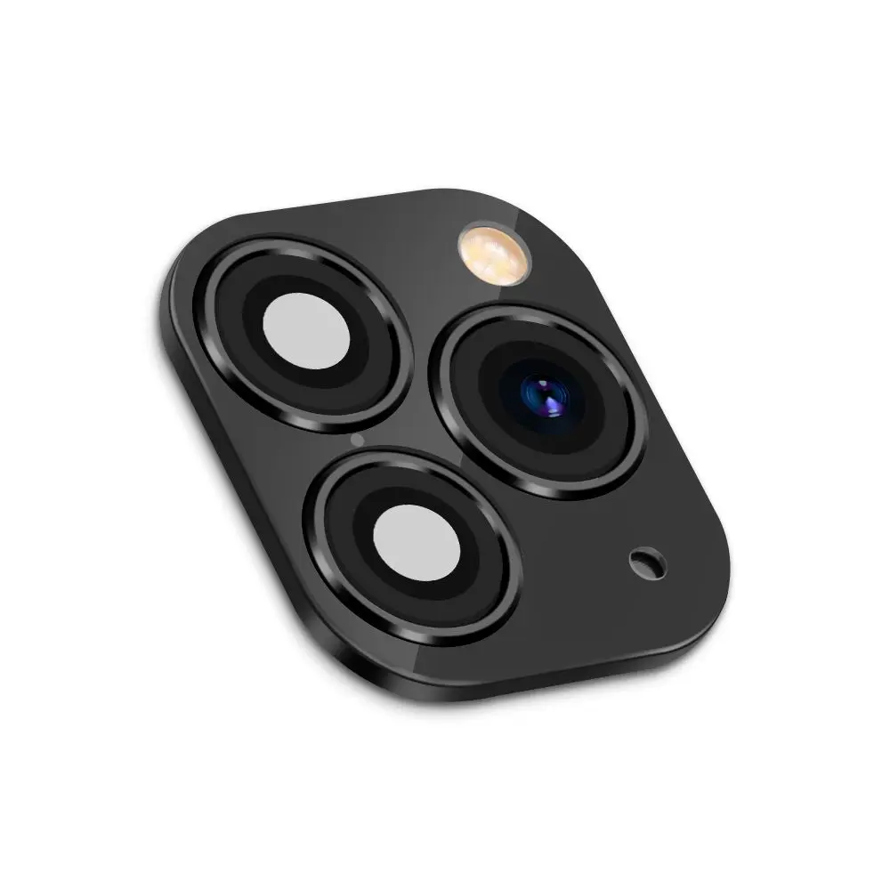 Ochraniacz ekranu dla iPhone XR X Zmień na iPhone 11 Pro Max Fałszywy obiektyw aparatu Naklejka