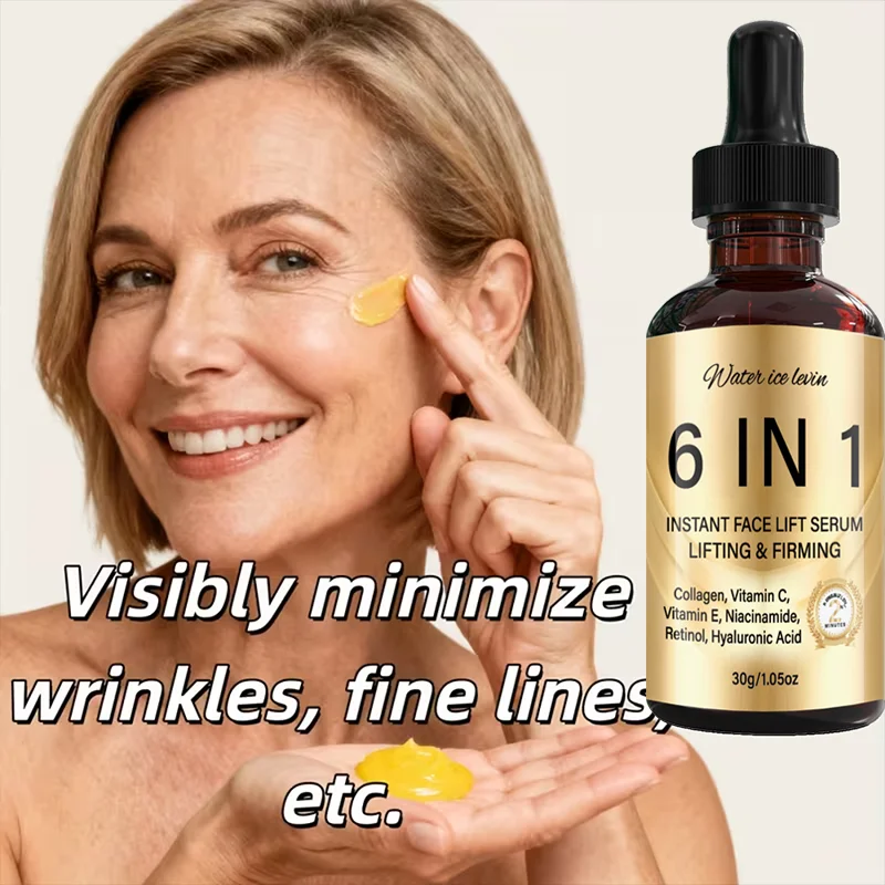Water Ice Levin Multivitamin Facial Serum VC VE Hyaluronic Acid Deep Hydration Gentle Anti Aging For Daily Skin Maintenance 30g