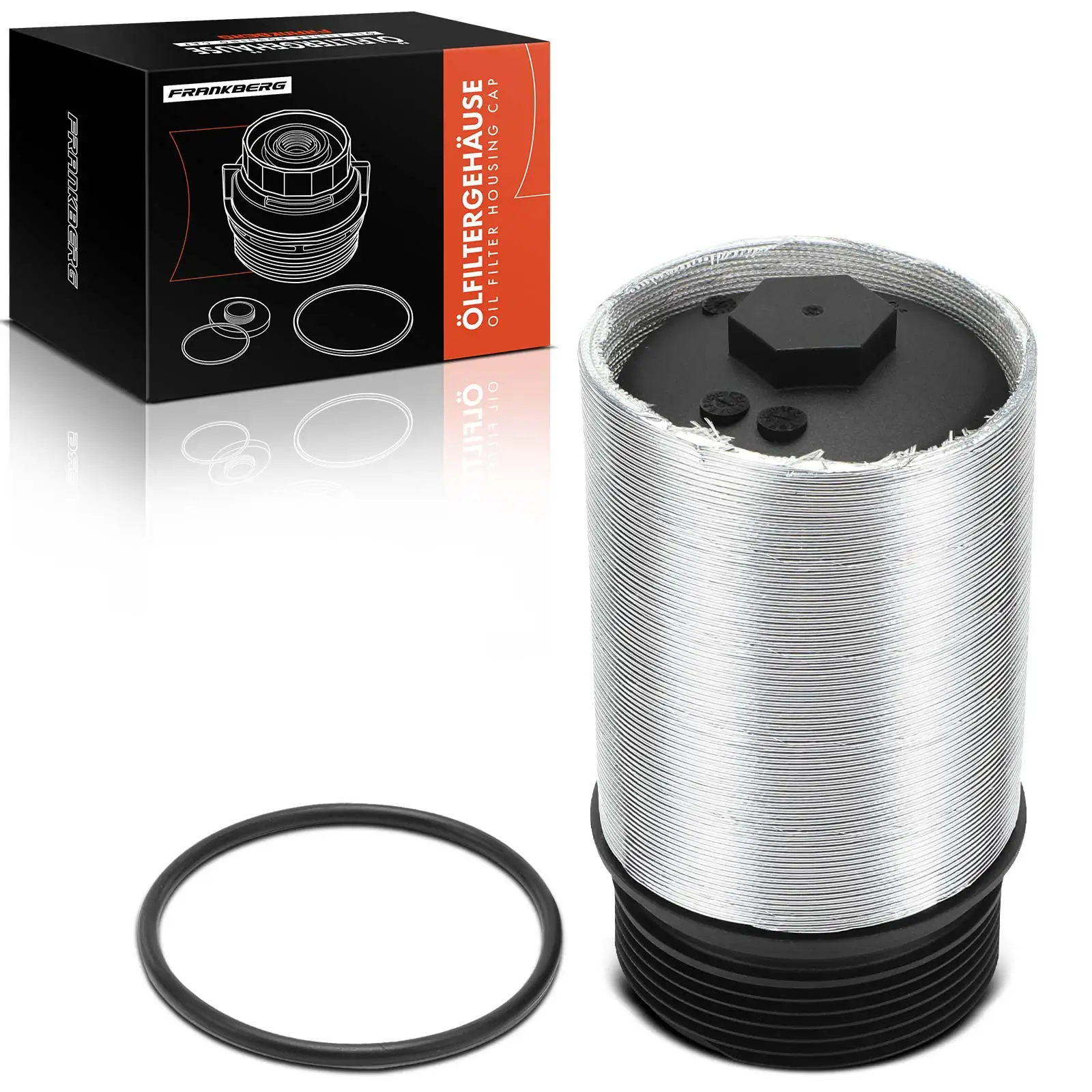 Frankberg 1x oliefilterhuisdeksel voor VW Golf 7 Passat Transporter T5 Audi A3 Q2 Q3 8U TT 0BH325159
