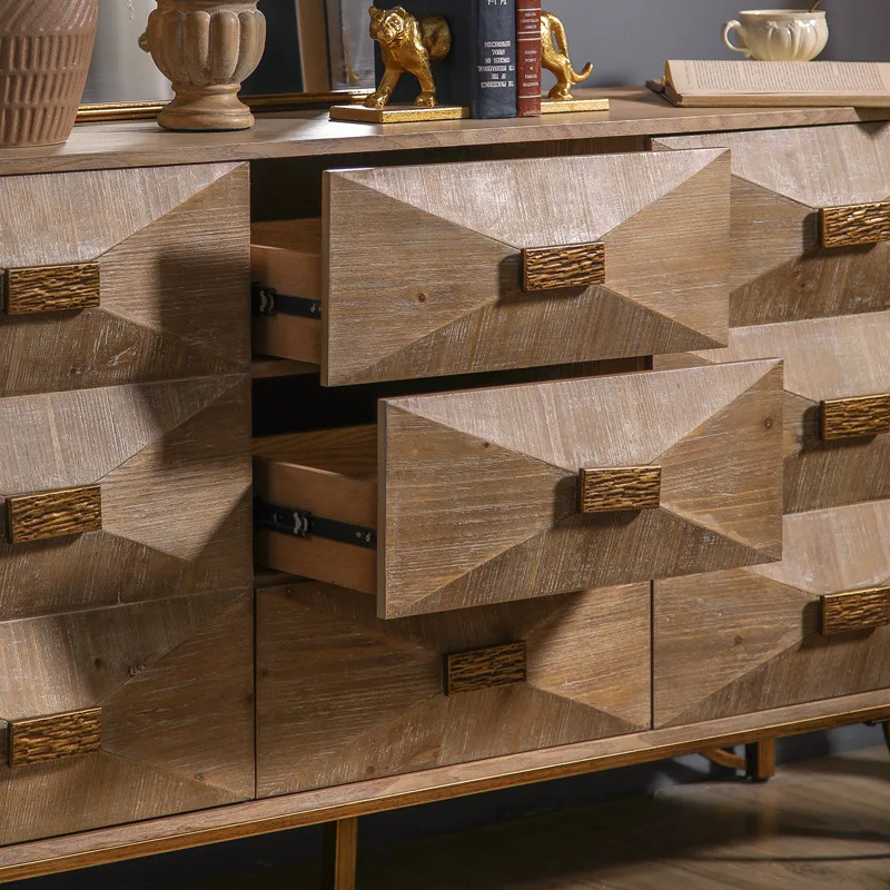 خزانة جانبية لتناول الطعام، وخزانة مدخل مبتكرة لغرفة المعيشة، وخزانة تخزين متعددة الوظائف للسرير والإفطار