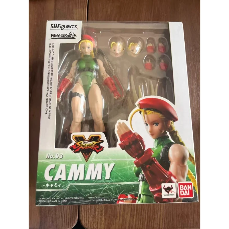 

In Stock Original Bandai S.H. Figuarts SHF cammy Street Fighter Anime Action Collection Figures Model Toys