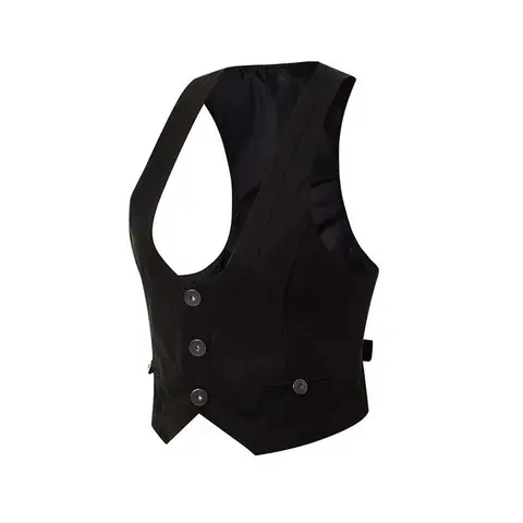 Женский жилет из полиэстера Dark Brown, Black