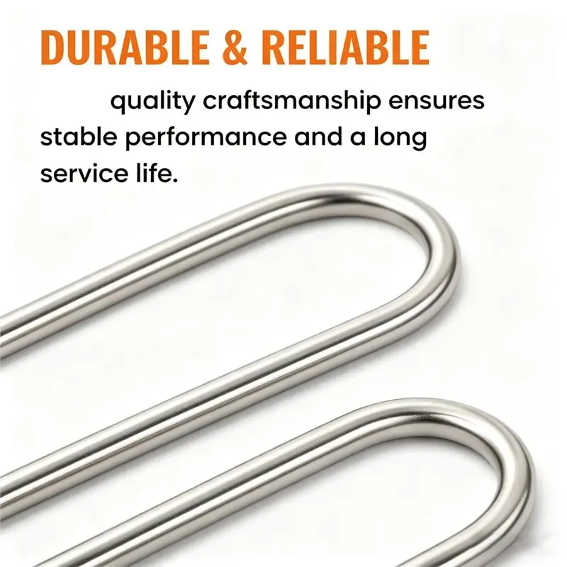 B02C-Replacement Tubular Water Heater Element Universal 220V 1.5KW M12 U Shape Submersible Heating Pipe