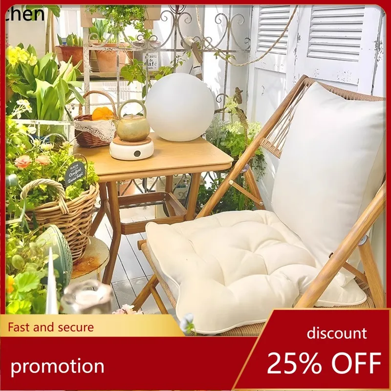 

Hxl balcony table and chair combination leisure area layout foldable back chair courtyard one table and two chairs