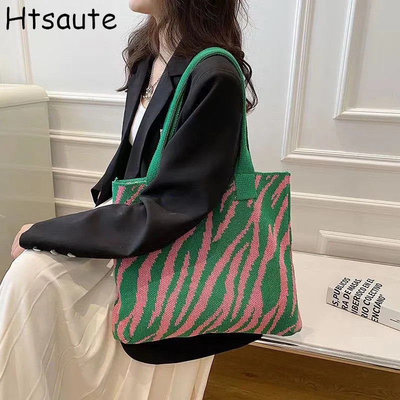 Large Capacity Polyester Packages Handbag Korea Style Crossbody Bags Solid Messenger Bags Double Shoulder Bags Women