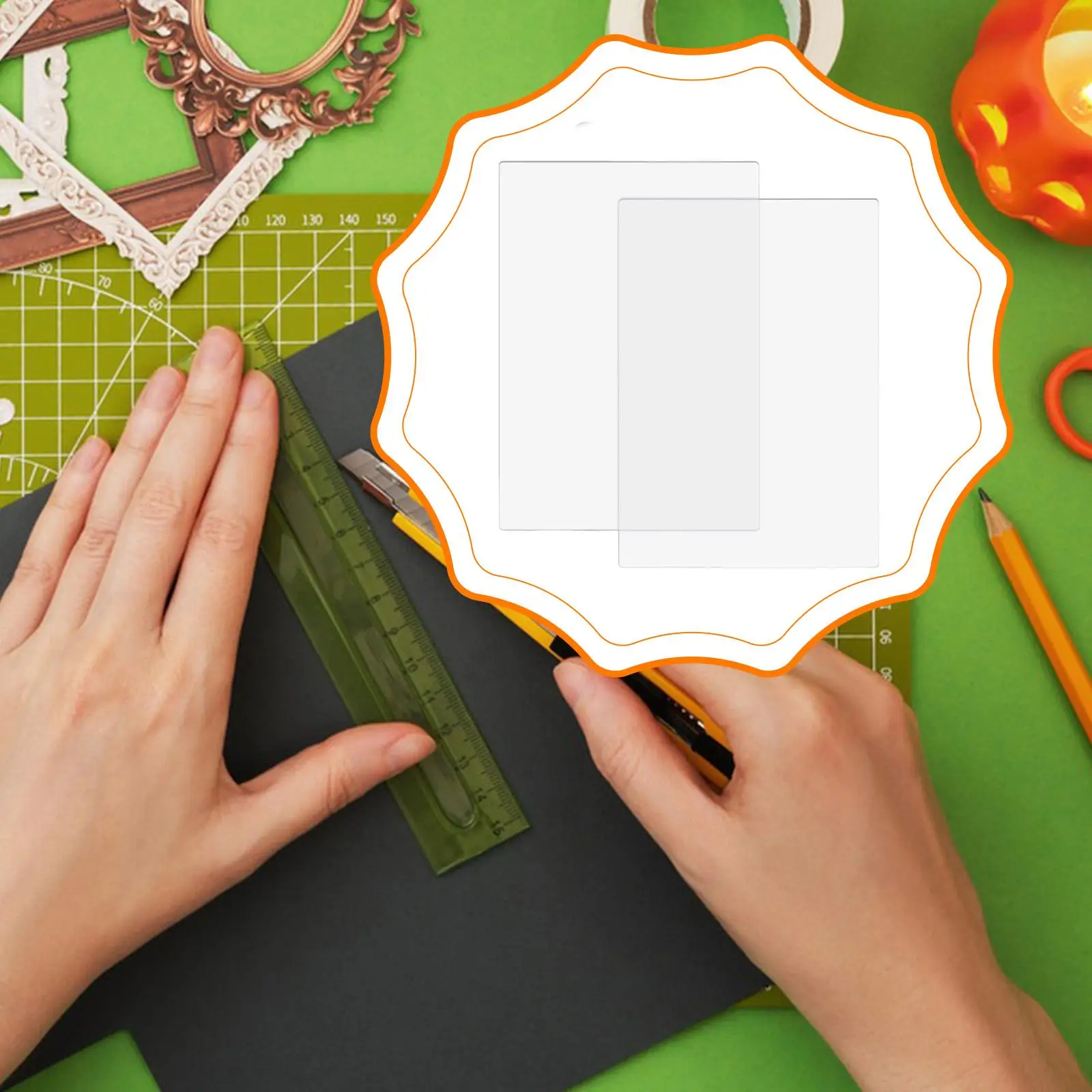 Clear Acrylic Cutting Pads for Small Die Cutting Machines for Card Making Accessories