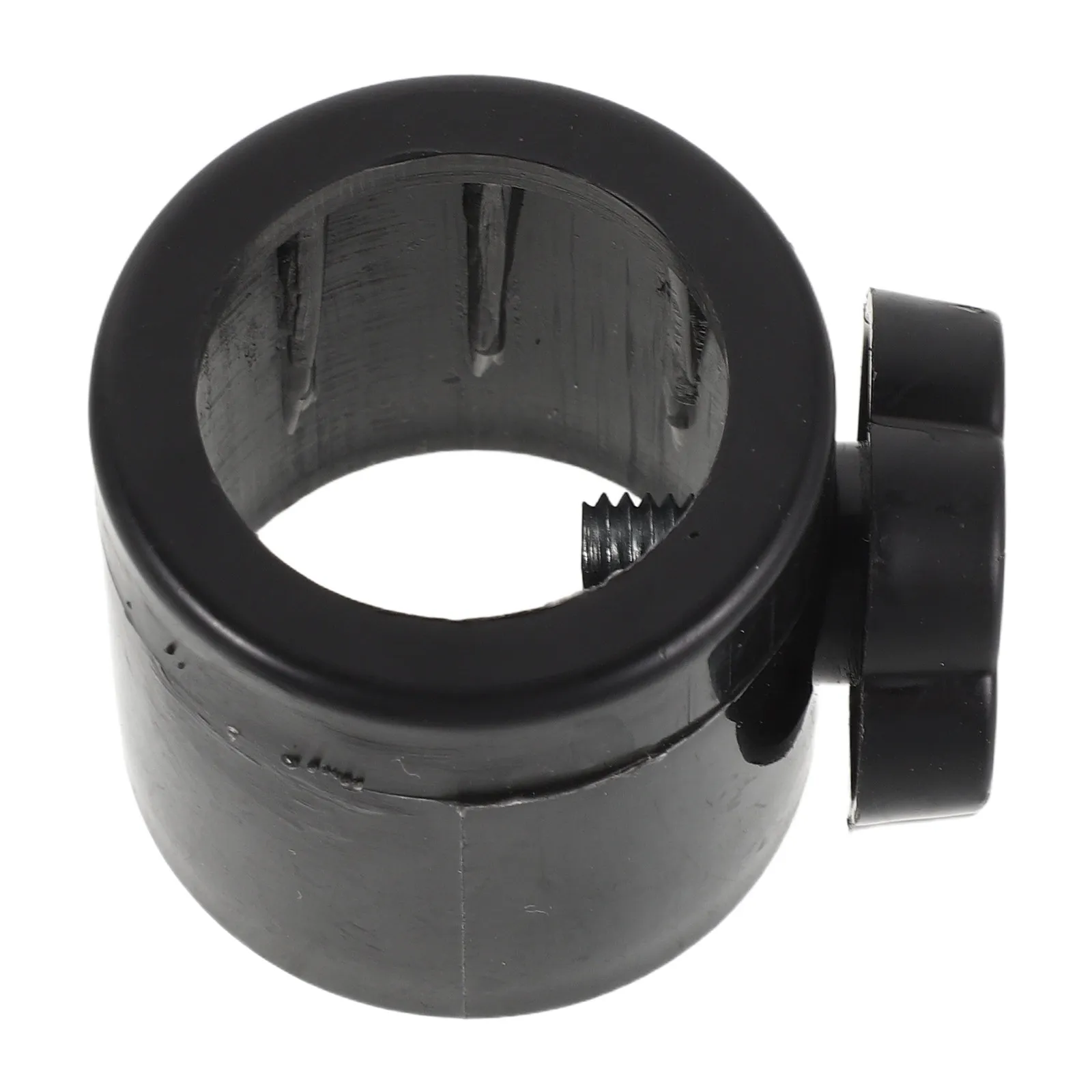 Umbrella Pole Adapter Sleeve Black 1.26 Inch 11 Inch Patio Outdoor Pool Umbrella Repair Parts Replacement Connector Screw
