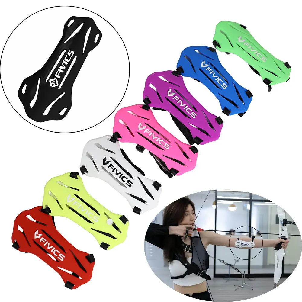 

1Set Archery Arm Guard Protective Gear Silicone Adjustable for Bow Arrow Hunting Shooting Accessories Youth Adult Adjust