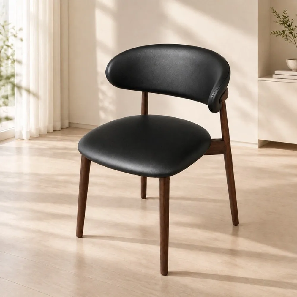 Faux Leather Dining Chair Cover Waterproof Stretch Full Wrap Stool Protector Multi-color Oilproof Slipcover Home Dining Room
