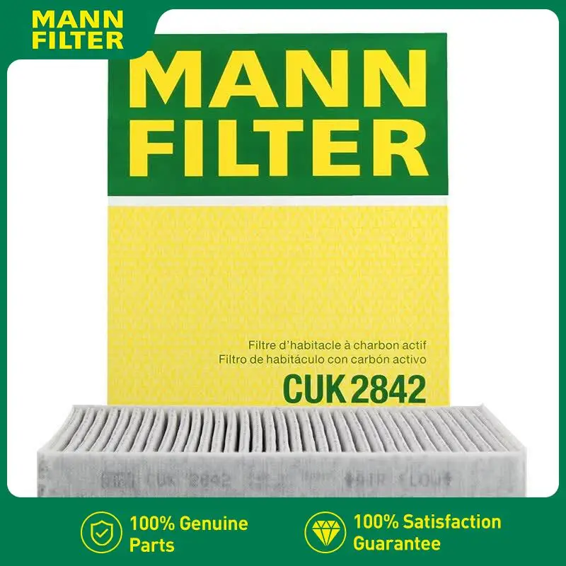 For Volkswagen TRANSPORTER MULTIVAN, CALIFORNIA 2003-2024 7H 7EB  AMAROK 2010-2022 MANN FILTER Carbon Cabin Air Filter CUK2842
