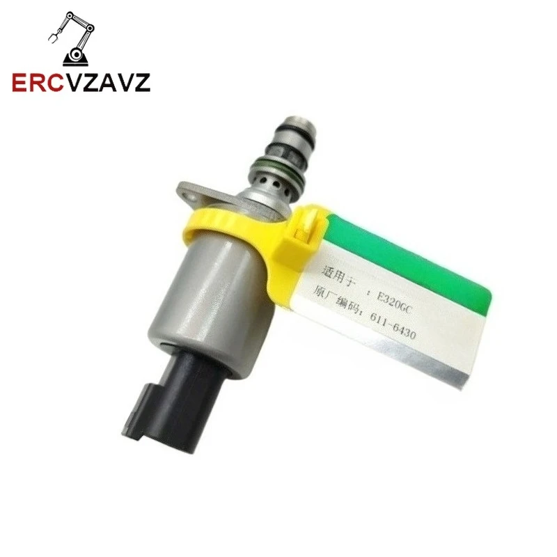 

611-6430 6116430 NEW Proportional Solenoid Valve For Caterpillar E320GC 320 GC 323 GC 336 330GC 336GC Hydraulic Pump
