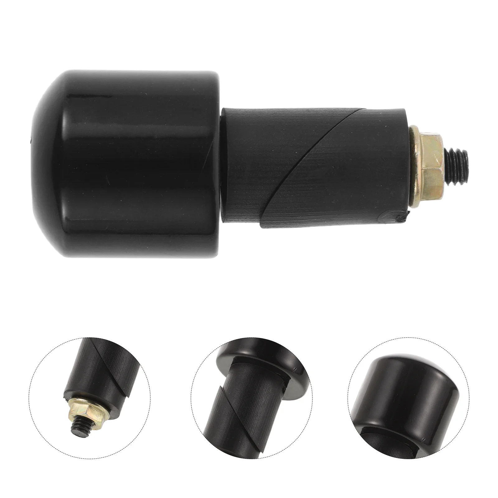 

1Pair Motorcycle Bar Ends Solid Iron Handlebar Plugs Universal Anti-Fall Crash Protection Handlebar Caps Motorcycle Bar Ends