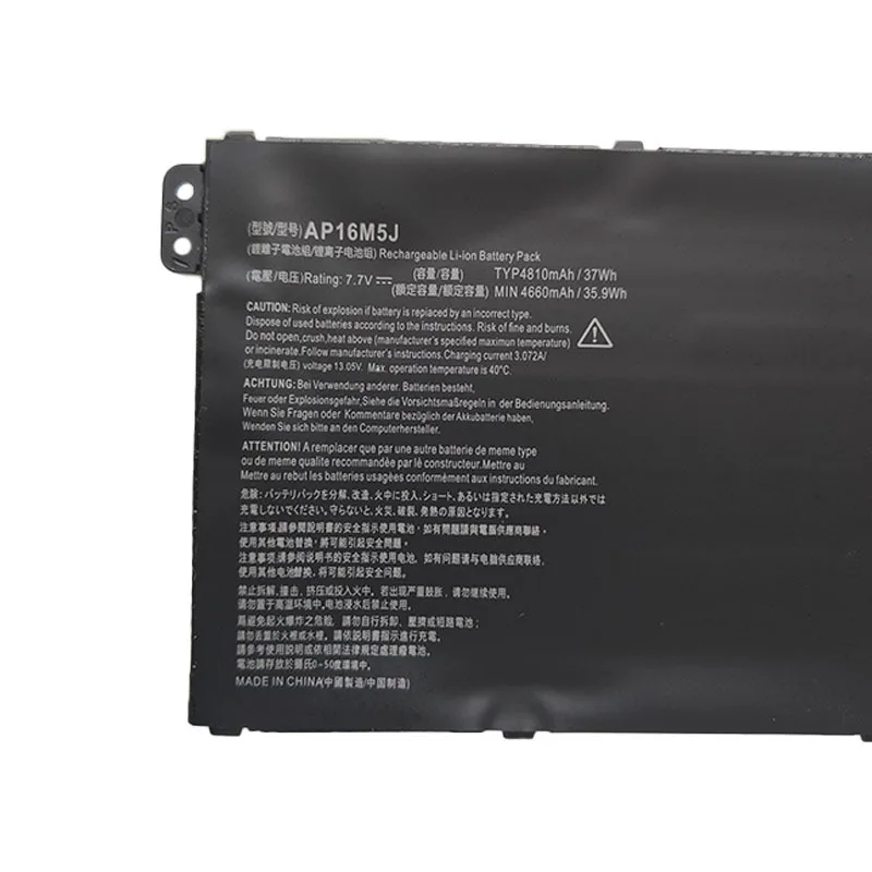 Imagem -03 - Bateria para Laptop Acer Aspire para Aspire A31521 A31551 Es1 A114 A315 Kt.00205.004 7.7v Computador e Escritório 4810mah Ap16m5j