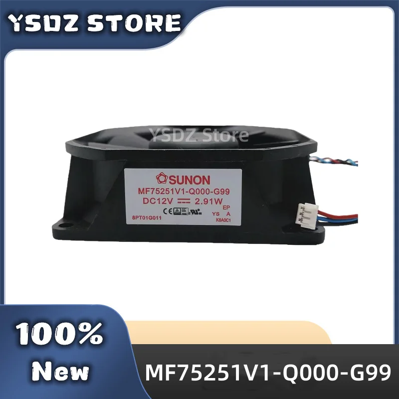 MF75251V1-Q000-G99 3-wire DC12V 2.91W 75*75*25MM For SUNON New Original Cooling fan Fast Shipping
