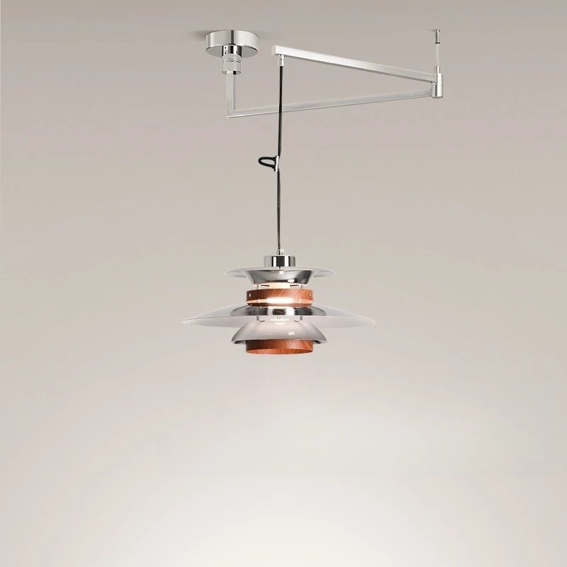 

Displaceable restaurant chandelier, light luxury candle, eye protection lamp antique style