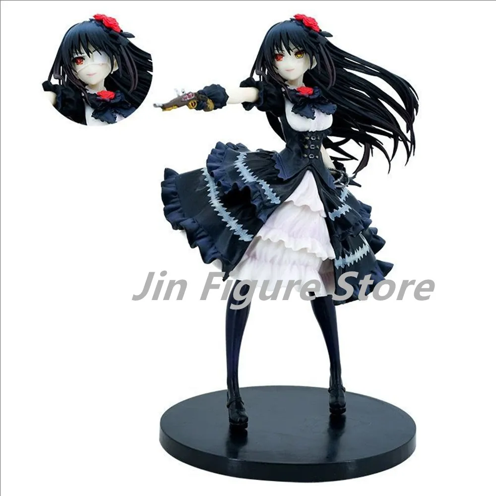 

Black Tokisaki Kurumi Figure Anime Date A Live Statue Zafkiel Kurumi Figurine Sculpture House Decoration Desk Room Accessories