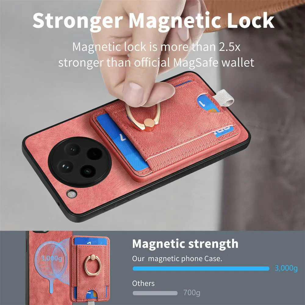 For OPPO Find X8 Pro 5G 2024 Leather Case Detachable 2IN1 Magnetic Card Bag Funda FindX8 X 8 X8Pro 8X Phone Cover Shockproof