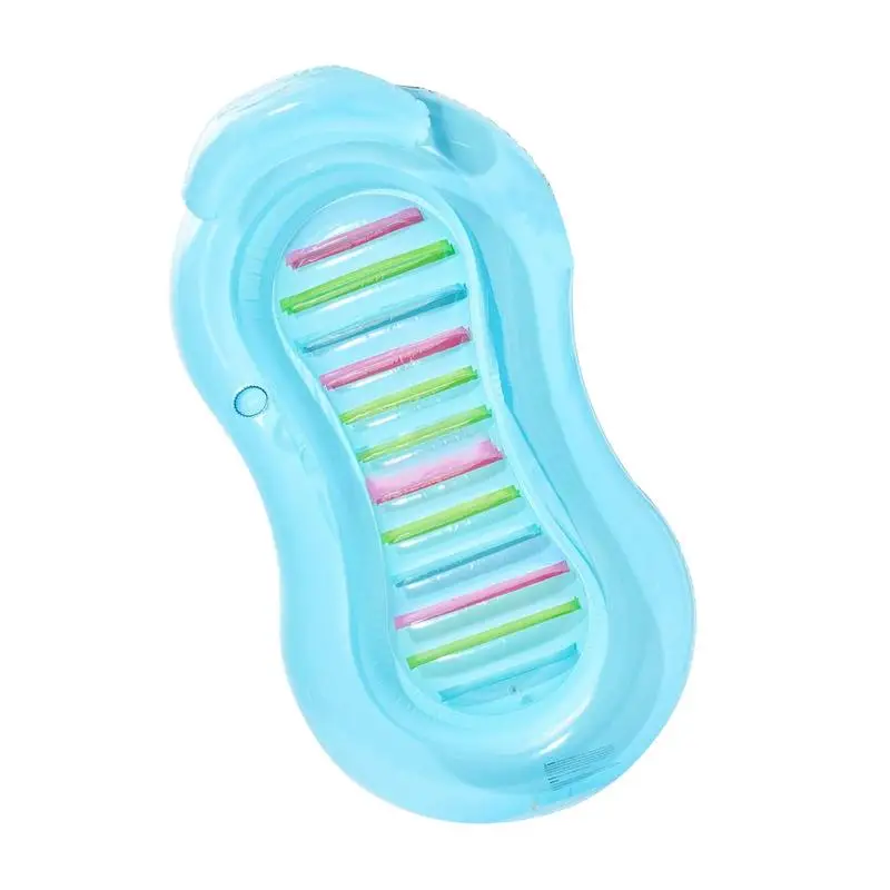 

Pool Lounger Float Sunbathing Pool Lounger Inflatable Outdoor Activity Sunbathing Raft with Drink Holder for Hot Days Beach