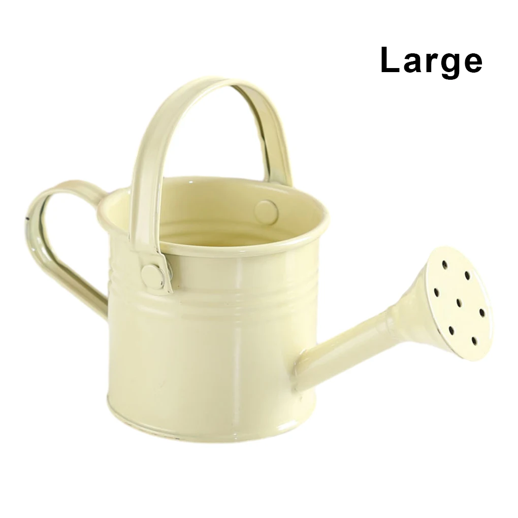 Iron Watering Can Large Capacity Long Mouth Kettle Outdoor Diffuser Sprinkler